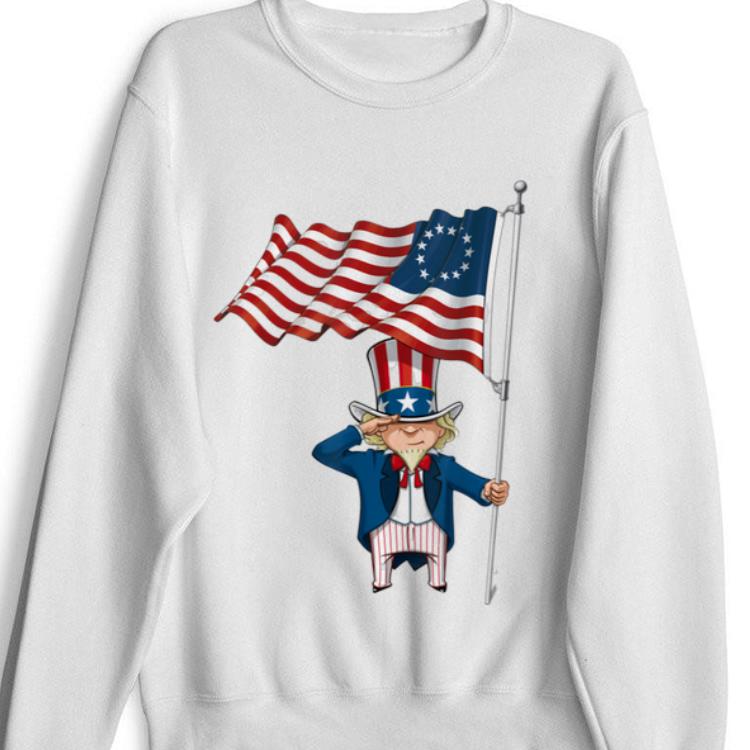  Hot Betsy Ross Flag Uncle Sam To Salute The Flag shirt