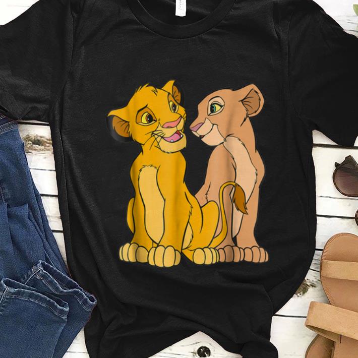  Hot Disney The Lion King Young Simba and Nala Together shirt