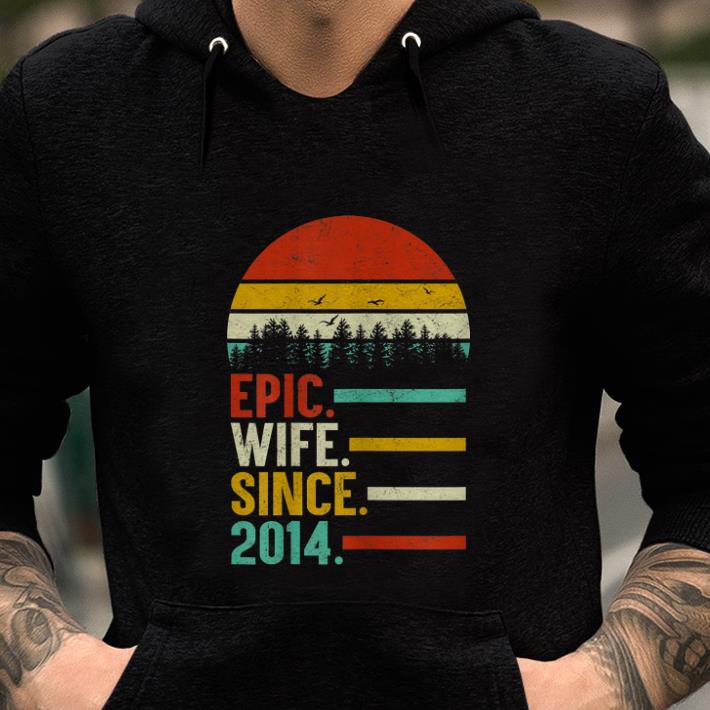 Hot Epic Wife Since 2014 Vintage shirt 1 Hot Epic Wife Since 2014 Vintage shirt 2