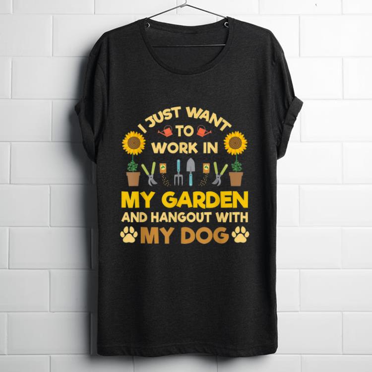 Hot Gardening Plant Lover Garden Gardener Dog Lover shirt