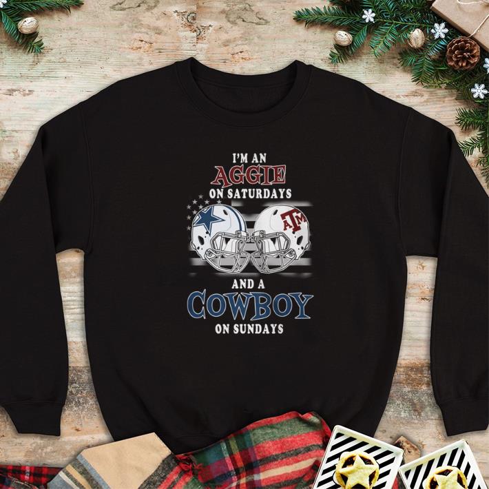 Hot I'm an Aggie on saturdays and a Cowboys on sundays shirt 5 Hot I'm an Aggie on saturdays and a Cowboys on sundays shirt