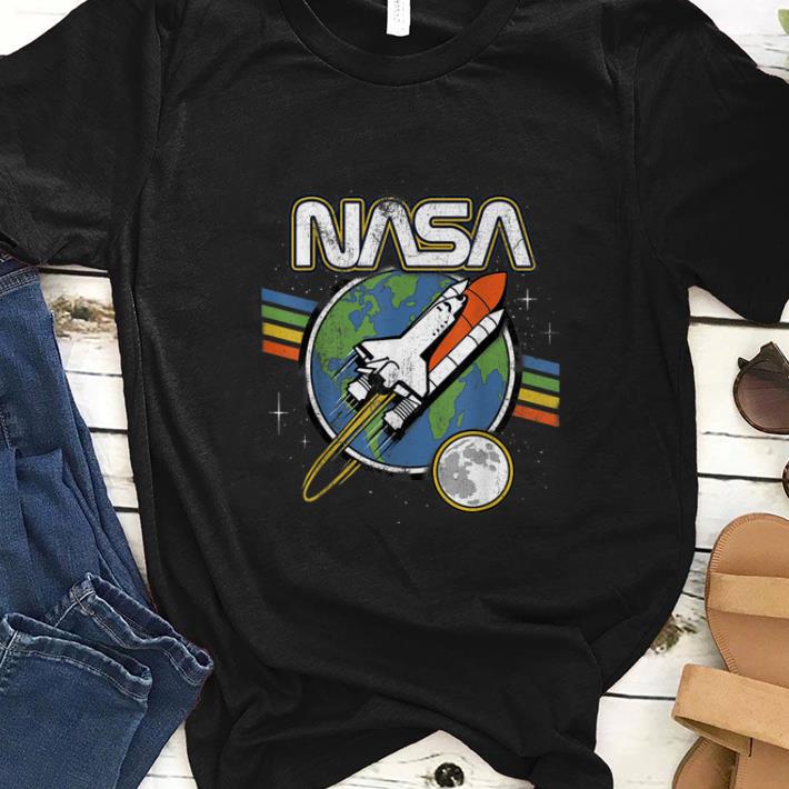  Hot Nasa Space Shuttle Fly From The Earth To The Moon shirt