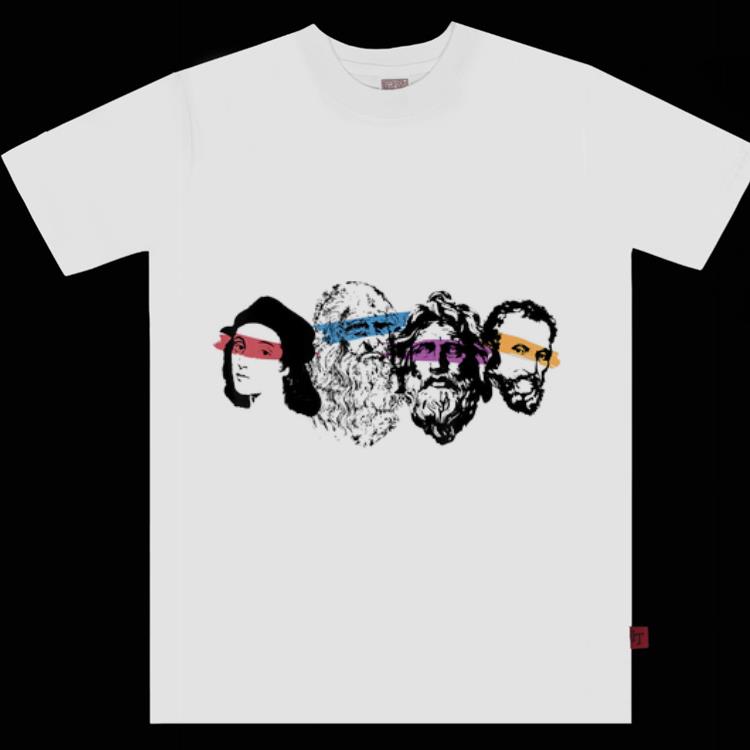 Hot Ninja Artist Renaissance Drawing Michelangelo Leonardo shirt