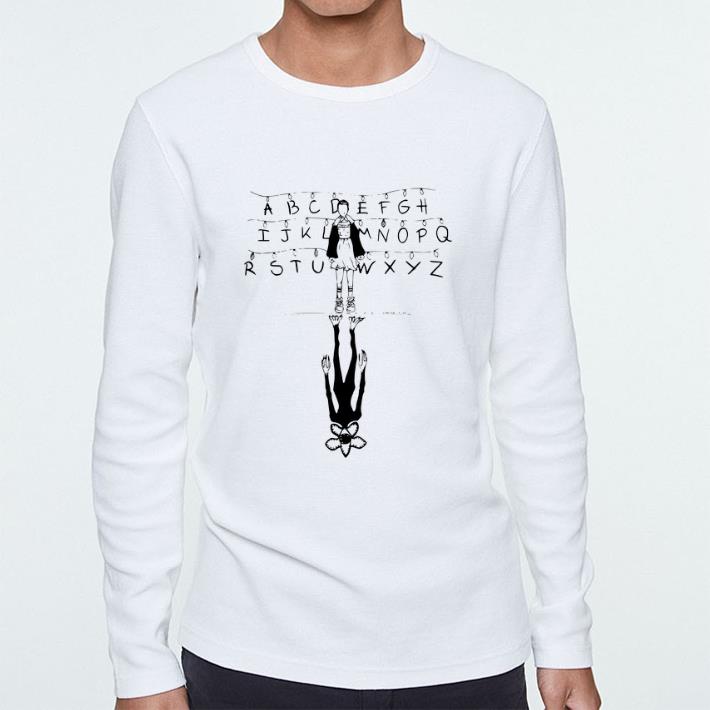 Hot Stranger Things Eleven and Demogorgon Alphabet shirt
