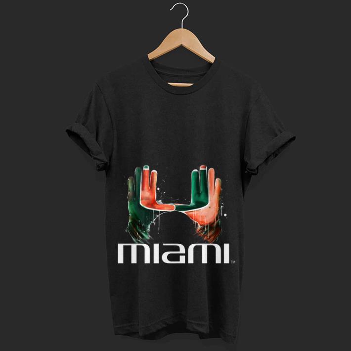  Nice price The Hand Miami Hurricanes shirt