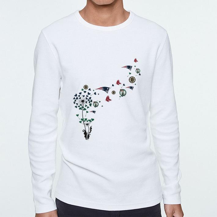 Official Boston Bruins New England Patriots Boston Celtics Dandelion shirt