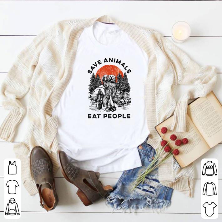 Official Camping bear save animals eat people sunset shirt 5 Official Camping bear save animals eat people sunset shirt
