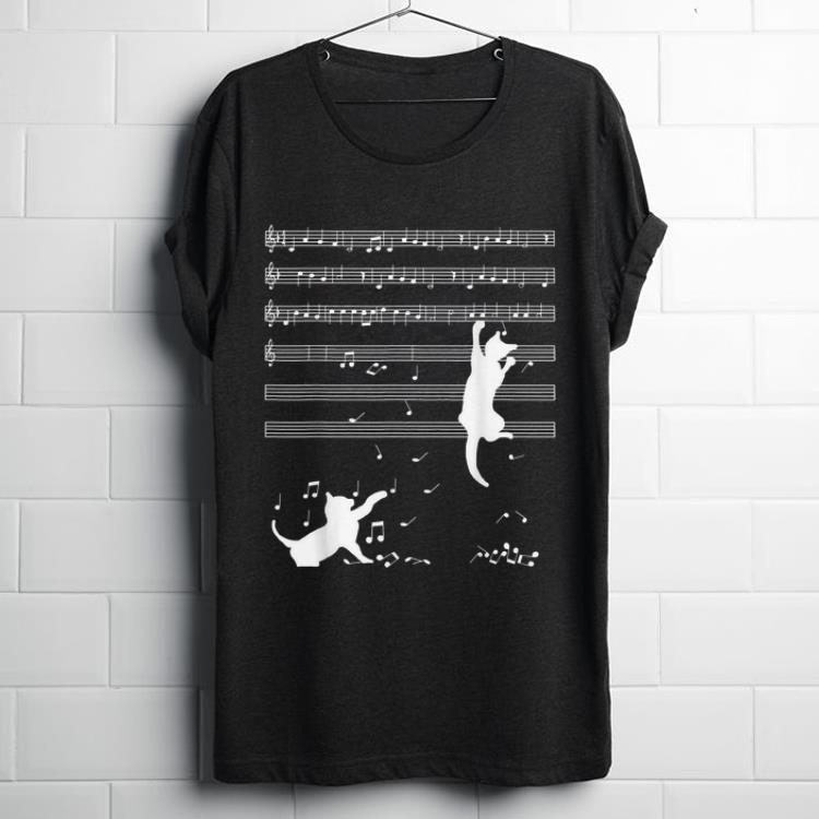 Official Cats Playing Musical Notes And Make It Down shirt