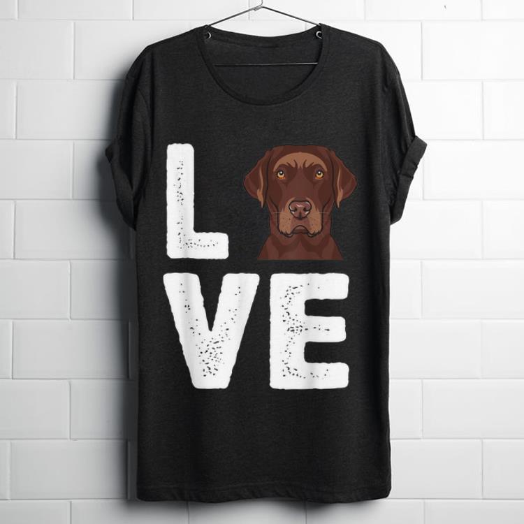 Official Chocolate Labrador I Love My Chocolate Lab shirt