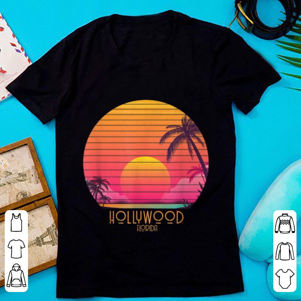 Official Hollywood Florida Sunset Beach Summer Holidays shirt