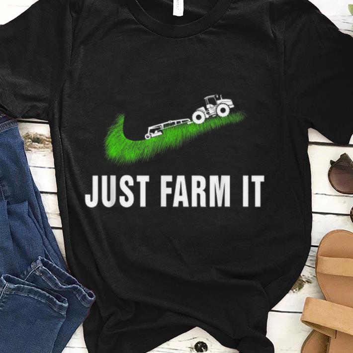 Official Just Farms It Agrimotor Farmer Nike Logo shirt