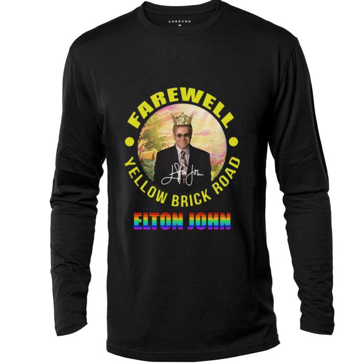 Official LGBT Elton John Farewell Yellow Brick Road signature shirt