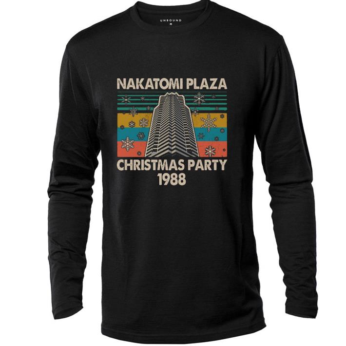 Official Nakatomi Plaza Christmas Party 1988 Vintage shirt 5 Official Nakatomi Plaza Christmas Party 1988 Vintage shirt