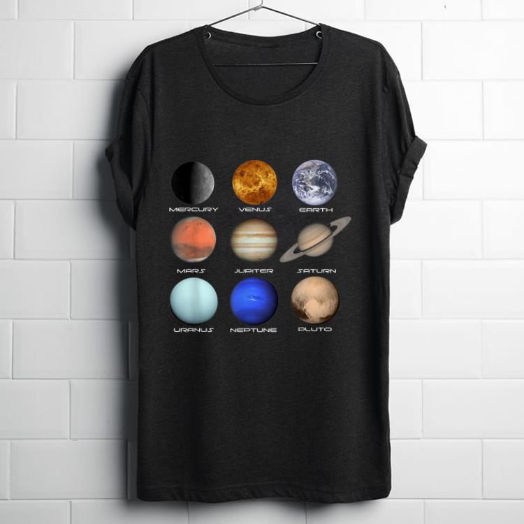 Official Planets Of The Solar System Space Lovers shirt