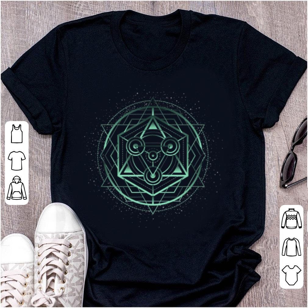 Official Sacred Geometry Star And Hexagon Alchemy shirt