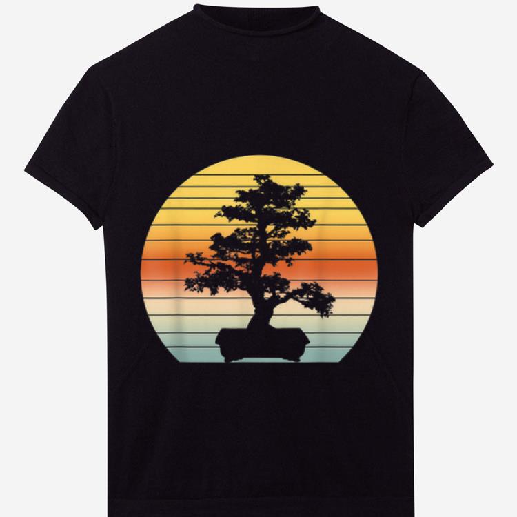 Original Bonsai Tree Vintage Japanese Bonsai Tree Sunset shirt