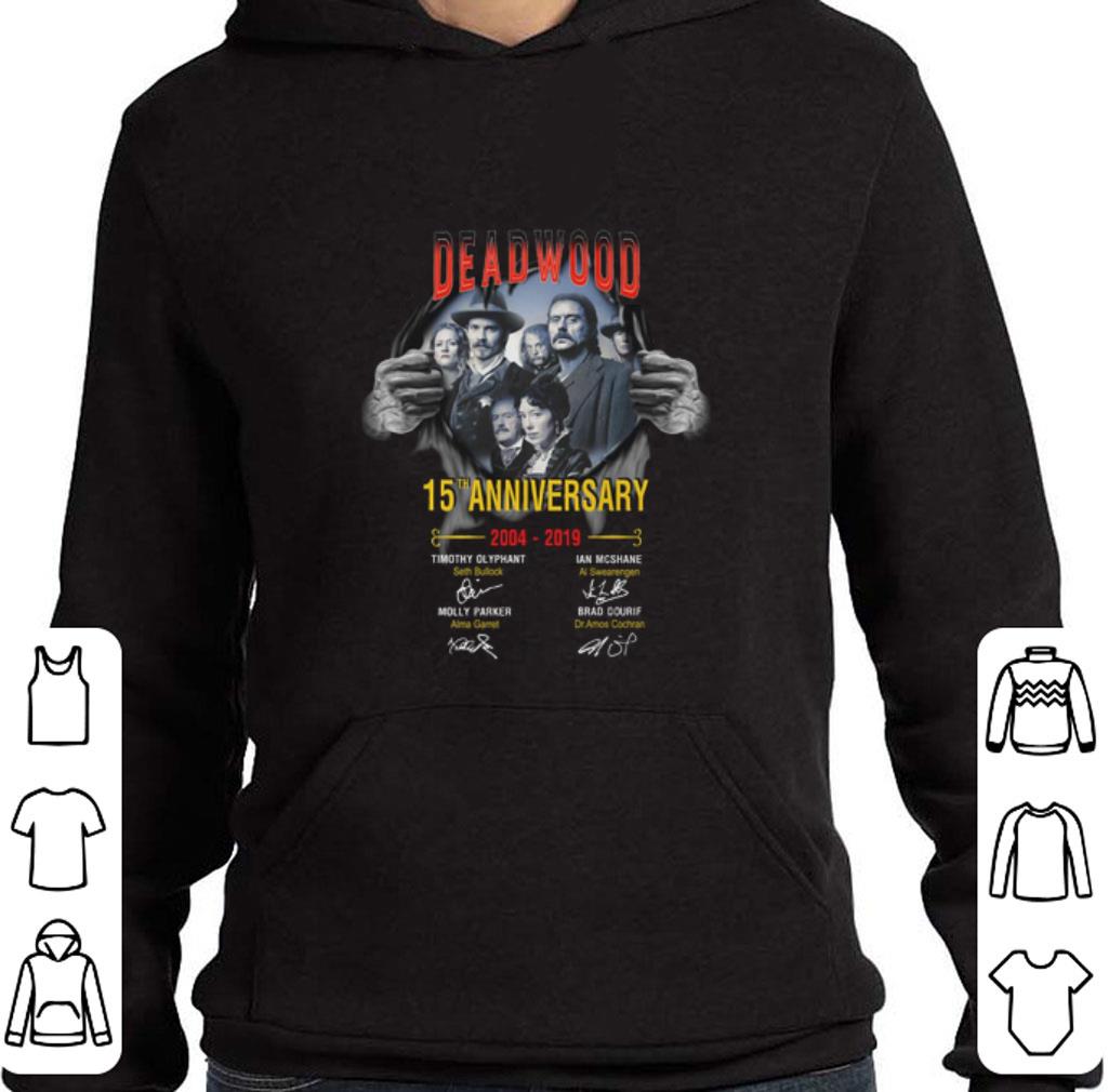 Original Deadwood The Movie 15th anniversary 2004-2019 signatures shirt 5 Original Deadwood The Movie 15th anniversary 2004-2019 signatures shirt