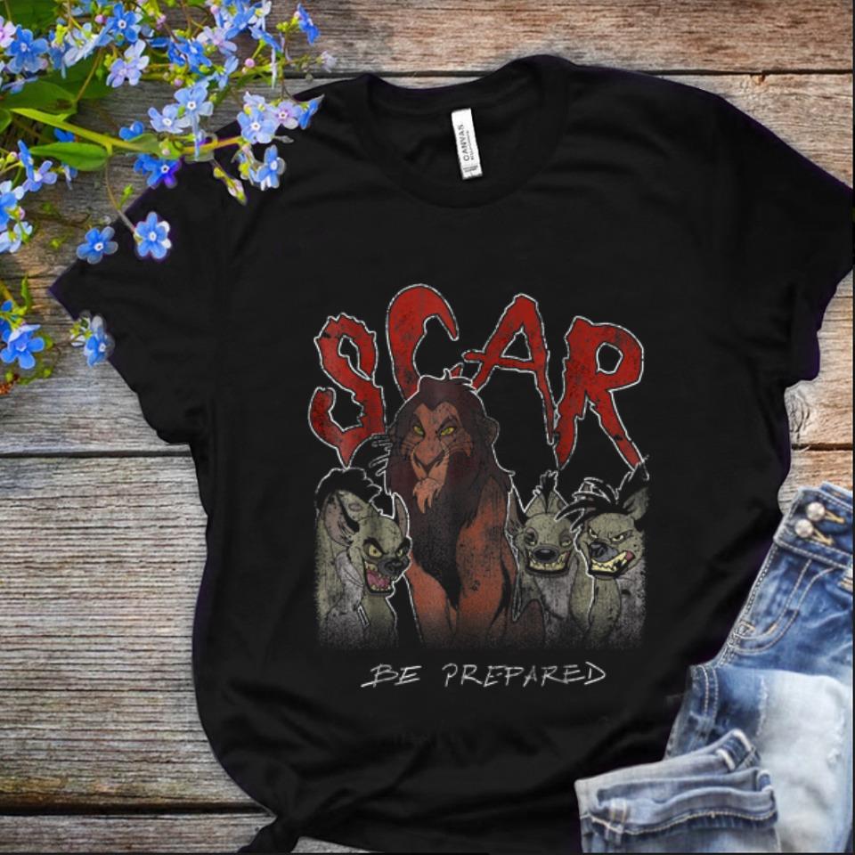  Original Disney The Lion King Scar & Hyenas Be Prepared shirt