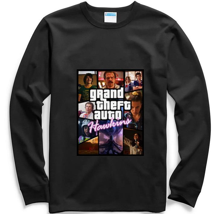 Original Grand Theft Auto Hawkins Stranger Things 3 shirt