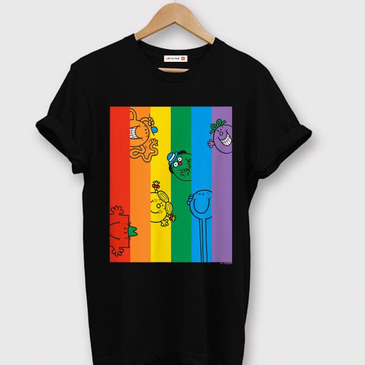 Original Rainbow Pride Colourful Mr. Men Little Miss LGBT World Pride shirt
