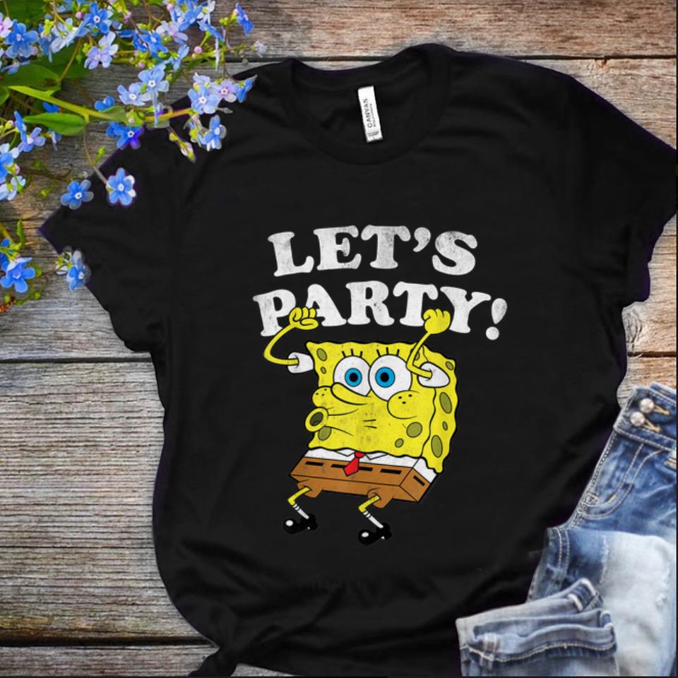  Original Spongebob Squarepants Lets Party shirt