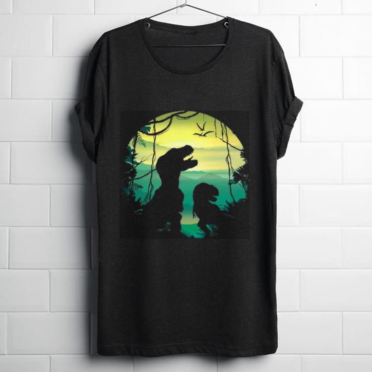 Original T-Rex Dinosaur Sunset View shirt