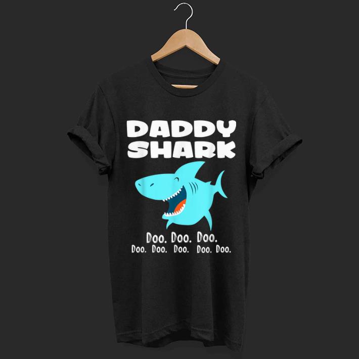 Premium Daddy Shark Doo Doo Blue Shark shirt