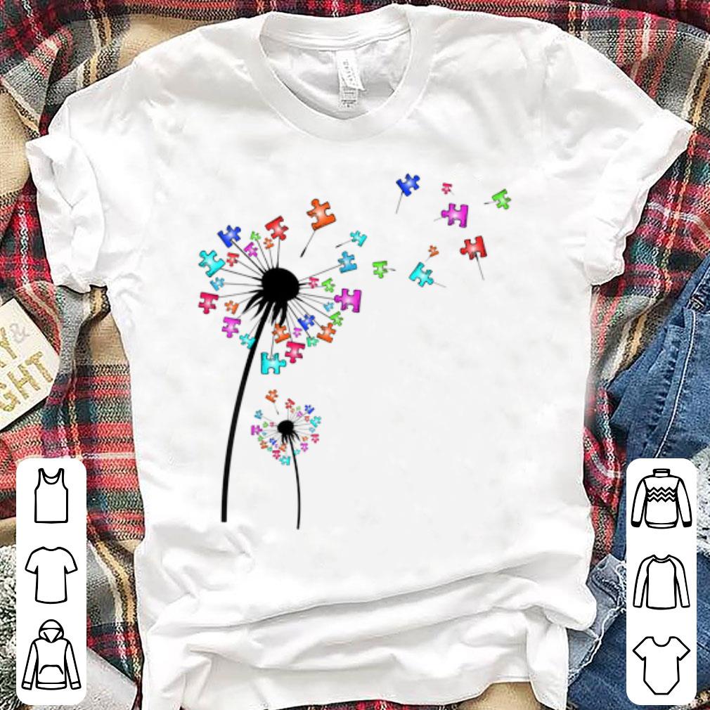 Premium Dandelion Flowers Family Autism Awareness shirt