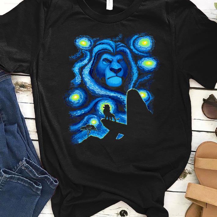 Premium Disney Lion King Mufasa Starry Night Pride Rock shirt