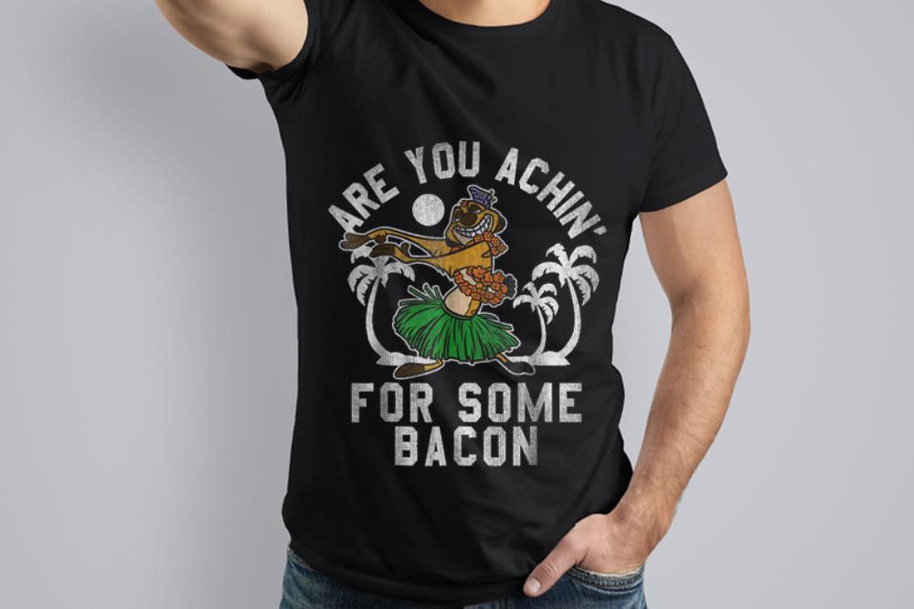  Premium Disney Lion King Timon Achin' Bacon Are You Achin shirt