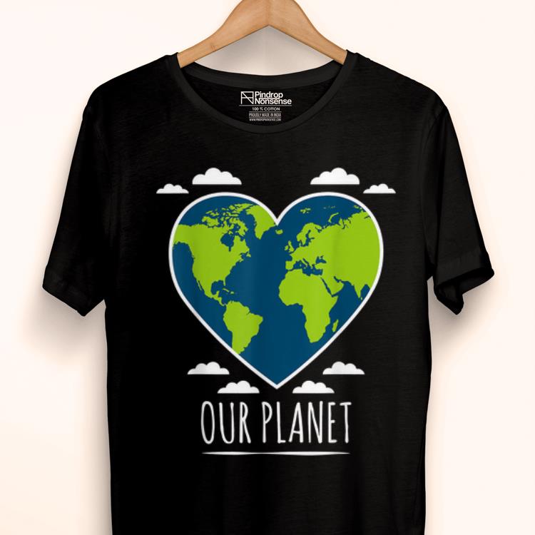 Premium Earth Day Love Our Planet Climate Change Awareness shirt
