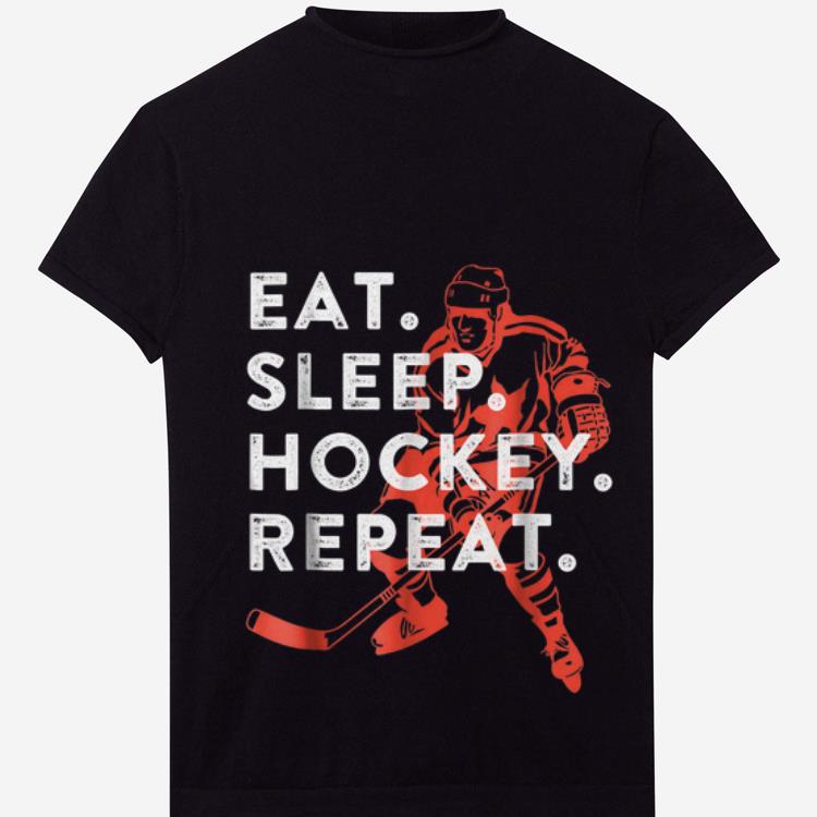  Premium Eat Sleep Hockey Repeat shirt
