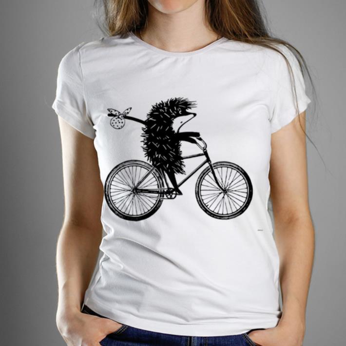 Premium Hedgehog On The Bicycle Hedgehog In The Fog shirt