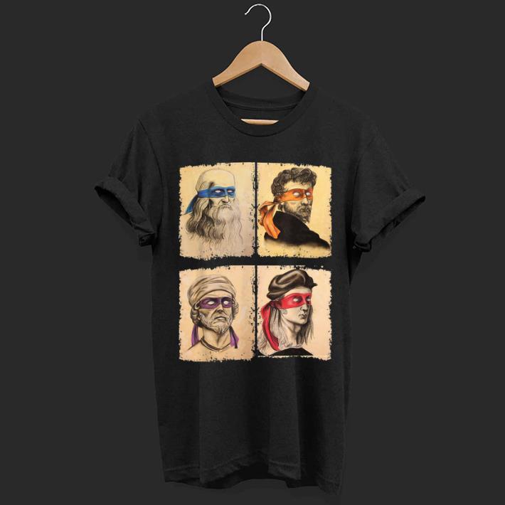 Premium Humor Italian Artists Turtles Art Lovers shirt