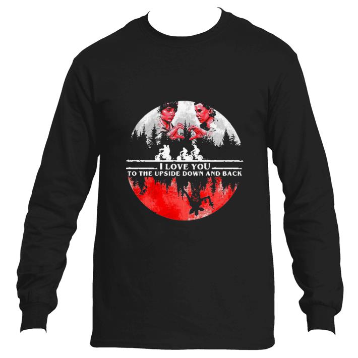 Premium I love you to The Upside Down and back Stranger Things shirt