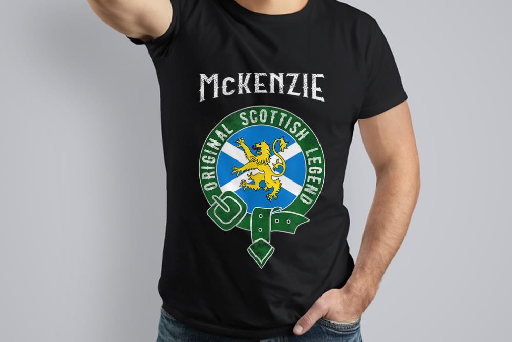  Premium McKenzie Clan Scottish Legend Scotland Flag Belt shirt