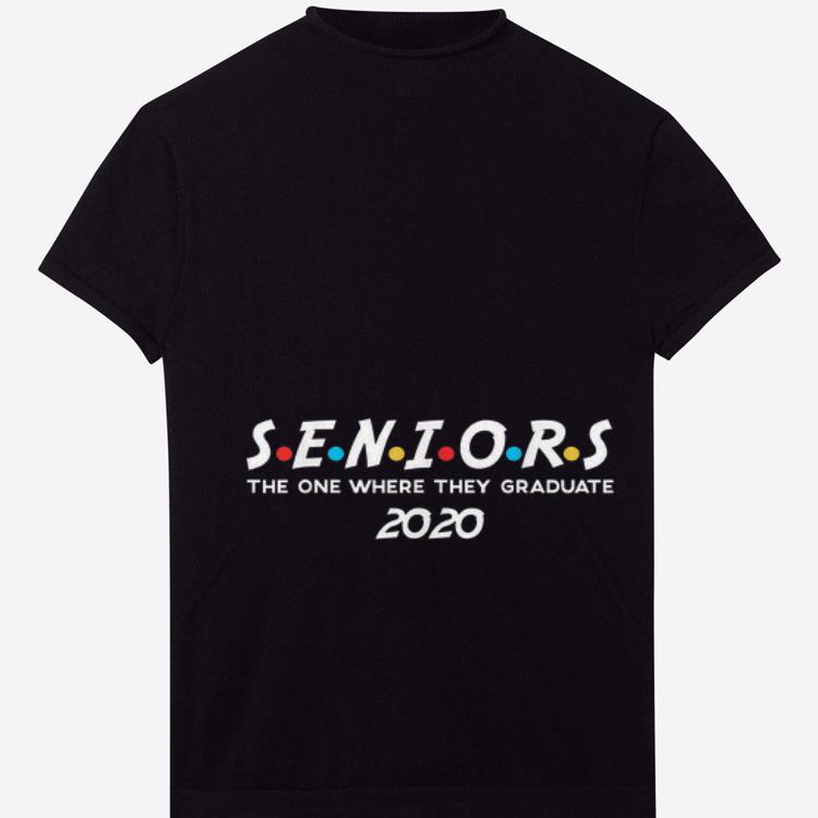  Premium Seniors The One Where They Graduate 2020 shirt