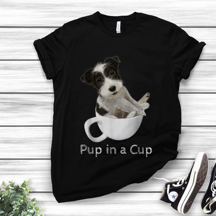 Premium Trending Jack Russell Terrier Puppy In A Cup shirt