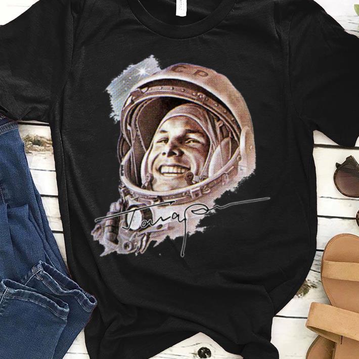 Premium USSR Astronaut Yuri Gagarin The First Human To Journey Into Outer Space shirt