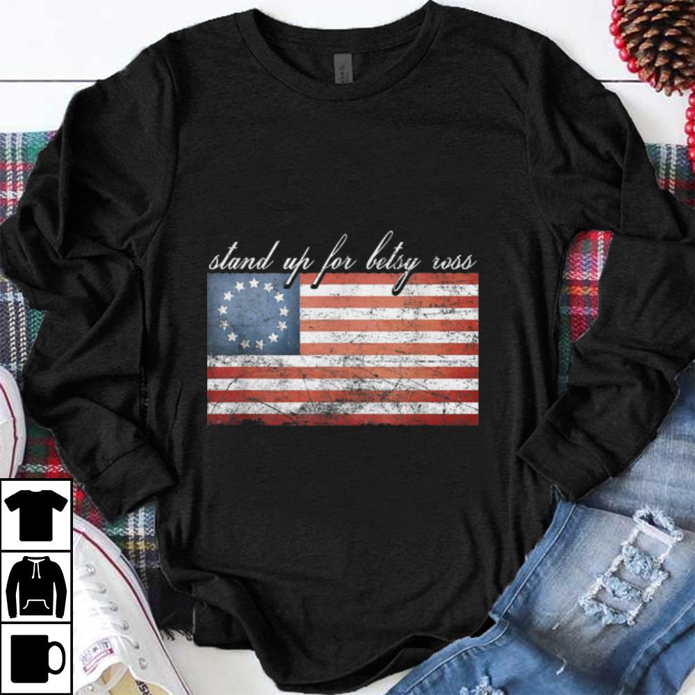 Premium trend Rush Betsy Ross Limbaugh 13 Colonies Stars Stand Up For American Flag shirt