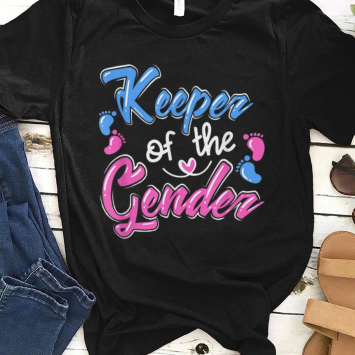 Pretty Keeper Of The Gender Reveal Announcement shirt