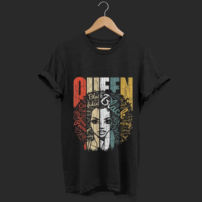  Top African American Queen Educated Strong Vintage shirt