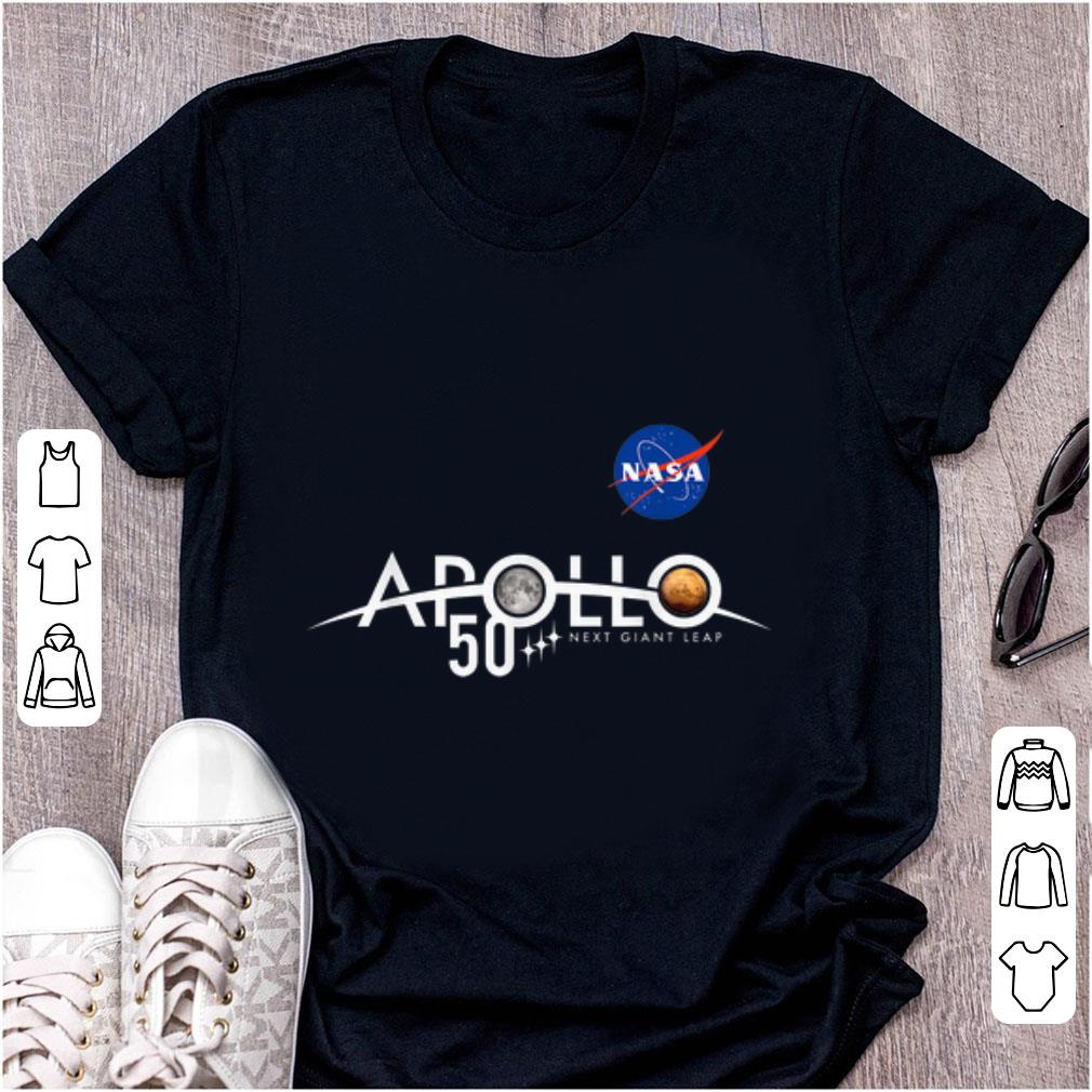 Top Apollo 11 50th Anniversary Logo Nasa Space Moon And Mars shirt