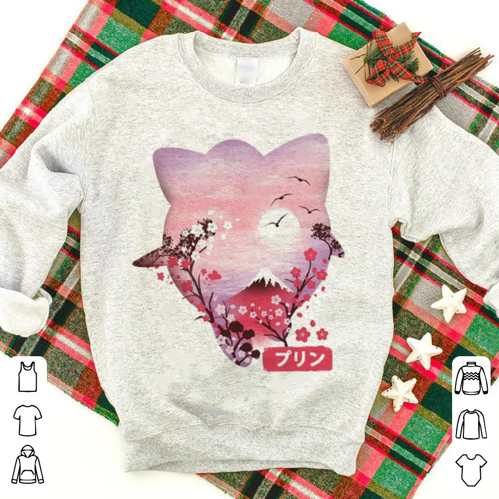 Top Charming Sunset Japanese Fuji And Sakura Flower shirt
