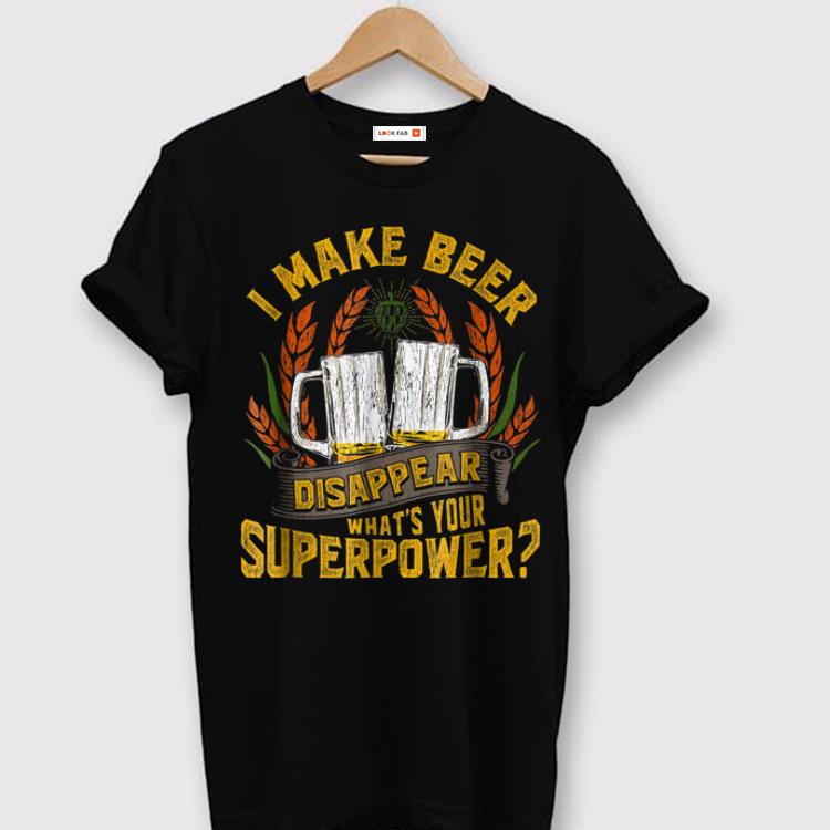 Top I Make Beer Disappear Craft Beer Drinker's shirt