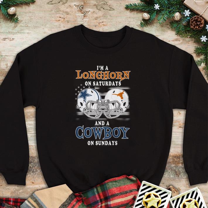 Top I'm a Texas Longhorns on saturdays and a Dallas Cowboys on sundays shirt 5 Top I'm a Texas Longhorns on saturdays and a Dallas Cowboys on sundays shirt
