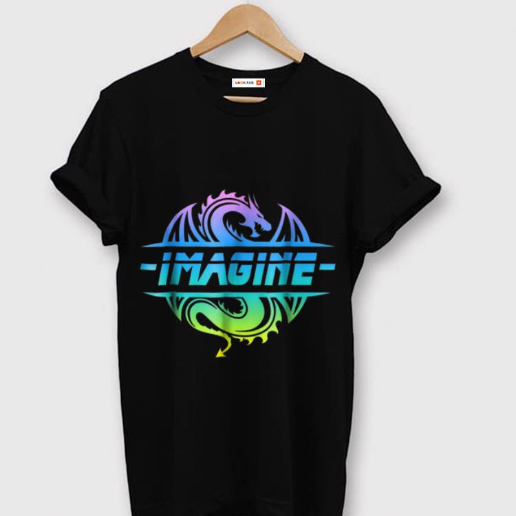  Top Imagine Fantasy Dragon Tattoo Retro shirt