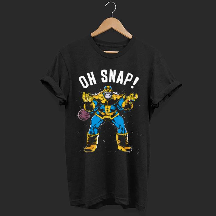 Top Marvel Thanos Space Oh Snap! Retro Comic Style shirt