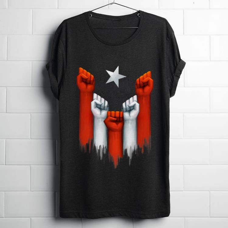  Top Puerto Rico Power of the people United fist shirt