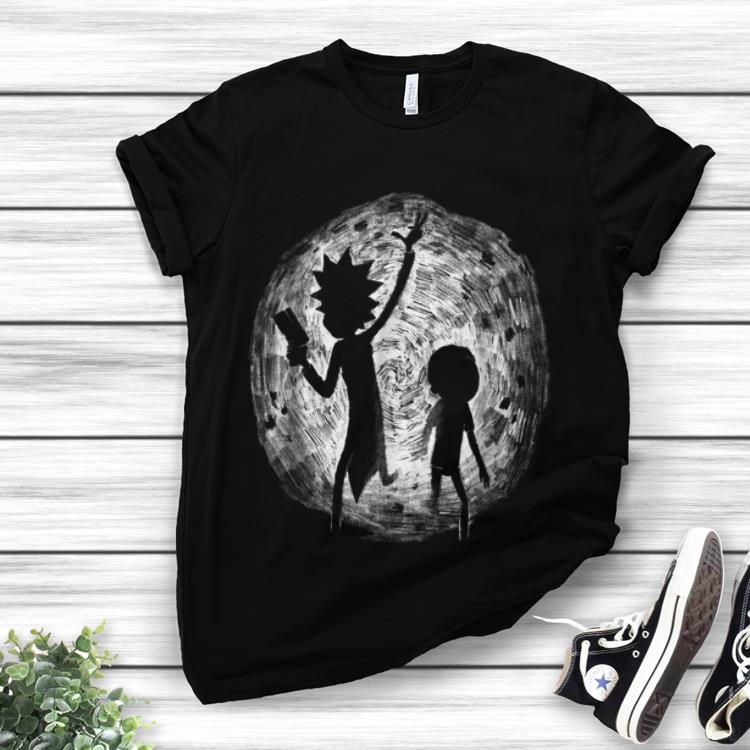 Top Rick & Morty Portal Hand Drawing shirt